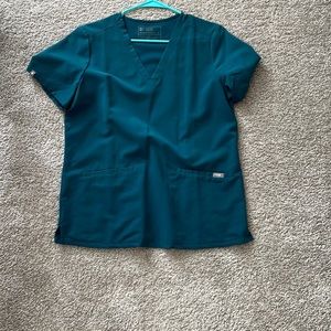 Rare Carribean Blue Figs scrub top